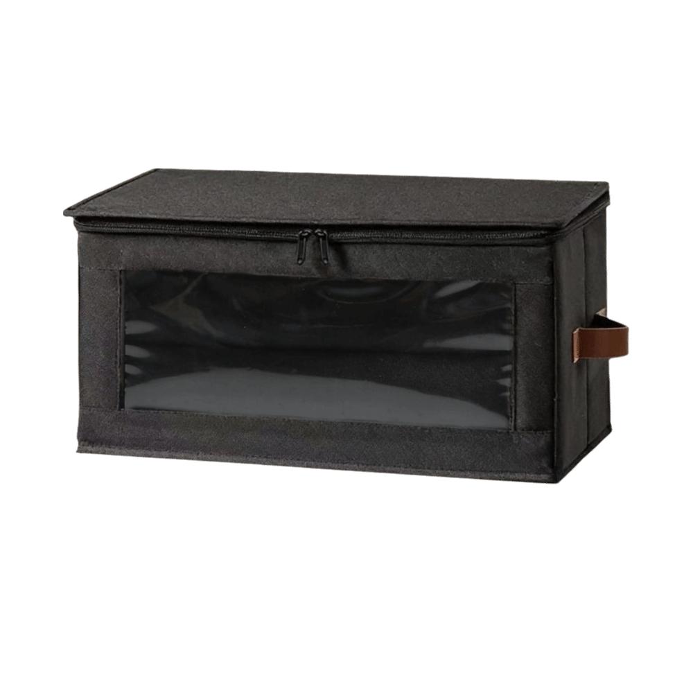 Non-woven 3D Filament Storage Box Visible 3D Printing Accessories Holder CD Box Storage Bag  Home чёрный