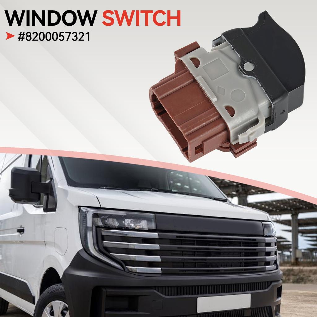 Car Power Window Control Switch Regulator Button For Renault Master Trafic Opel Vauxhall Movano MK2 Nissan Interstar 8200057321
