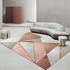 Tapete de Chão Luz Luxo Minimalista Geométrico Sala de Estar Mesa de Centro Sofá Uso Doméstico Tapete Quadrado Grande para Cama Inteira Uso Doméstico