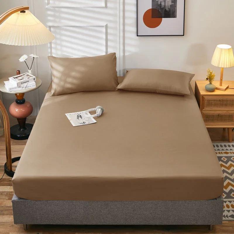Fitted Sheet with Elastic Bands Non Slip Adjustable Mattress Covers for Single Double King Queen Bed,90/120/150/180cm