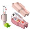 Water Bottle Ice Maker,Insulated Cup Ice Tray - Creative Silicone Ice Mold with Easy Release Design