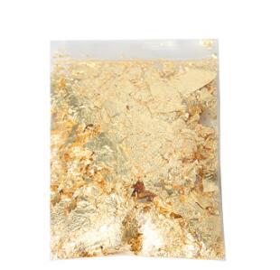 3g Imitation Gold Sliver Copper Foil Sequins Glitters Craft Leaf Flake Sheets Bulk Foil Paper For Gilding DIY Nail Art Decor