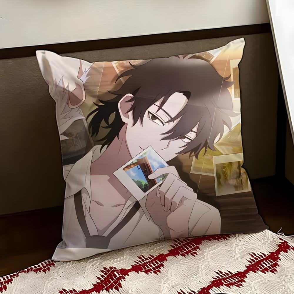 LINK CLICK anime Cushion Cover Reversible Soft Durable Pillow Cover Home  Car MultiScene Use for Daily Comfort