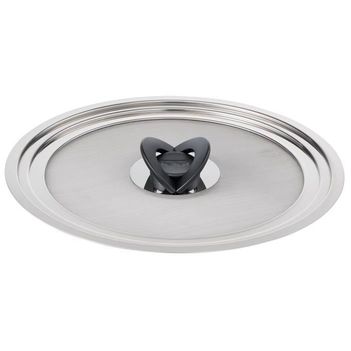 Tefal ingenio couvercle anti-projection inox 24-30 cm l9879902