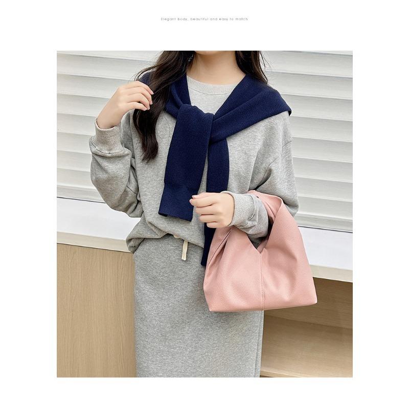 Autumn and Winter Fresh Temperament Kink Lazy Style Simple Hand Bag Portable Satchel Commuting Versatile Mobile Phone Bag