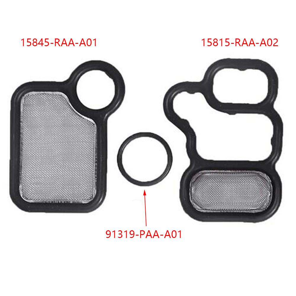 

15815-RAA-A02 15845-RAA-A01 91319-PAA-A01 Комплект прокладок соленоида VTEC для Honda