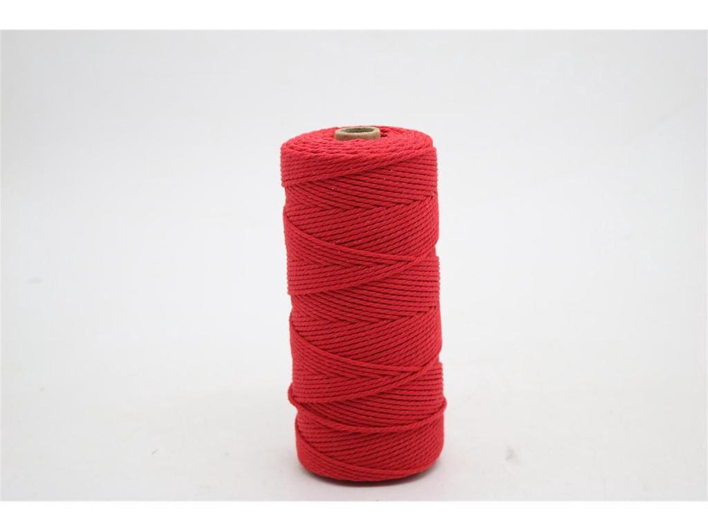 2 mm farbiges Baumwollfadenseil für selbstgemachte dekorative geflochtene Wandteppiche