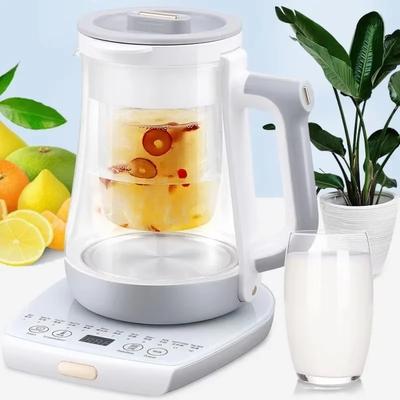 1.8L Electric Kettle Health Kettle Boiler Multifunctional Flower USA 110v Teapot Coffee Pot Steel Glass Boiler Hot Water Heater