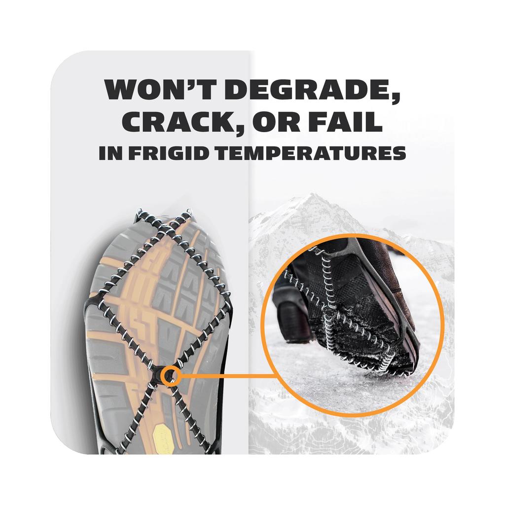 YakTrax Walk XS Größe Schneeschuh-Steigeisen Schnee Eis Spikes 08006 19,5cm-23cm Rutschfest