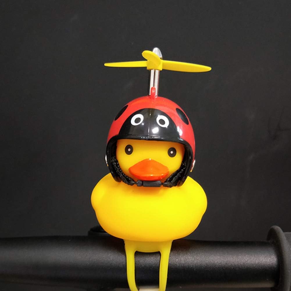 Rubber Duck Car Duck Car Ornaments Yellow Duck Car Dashboard Decorations With Propeller Helme Bicyle Duck
