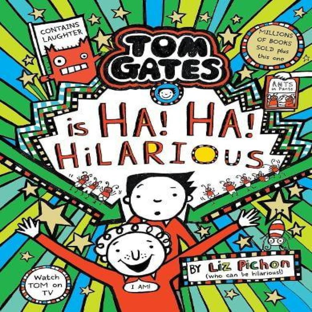 Tom Gates Ha Ha Hilarious HB by Liz Pichon Hardback Book 9781407191126