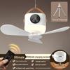 Portable Rechargeable USB Fan with Remote Control for Dorm, Bed, Outdoor, and Camping Use