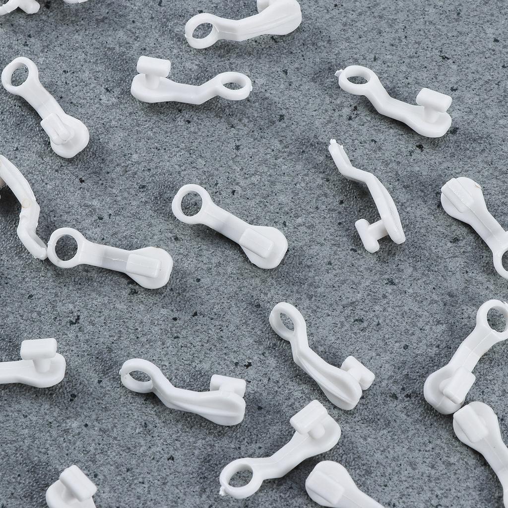 50Pcs Curtain Track Gliders Good Quality Plastic Easy To Use and Remove for Window Door Shower Curtains Curtain Hooks