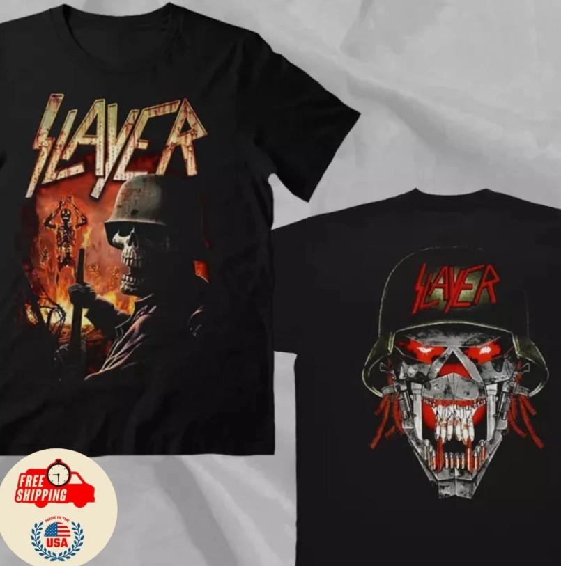 Slayer T Shirt Vintage Thrash Metal Band Tee Unisex T-Shirt XXXL