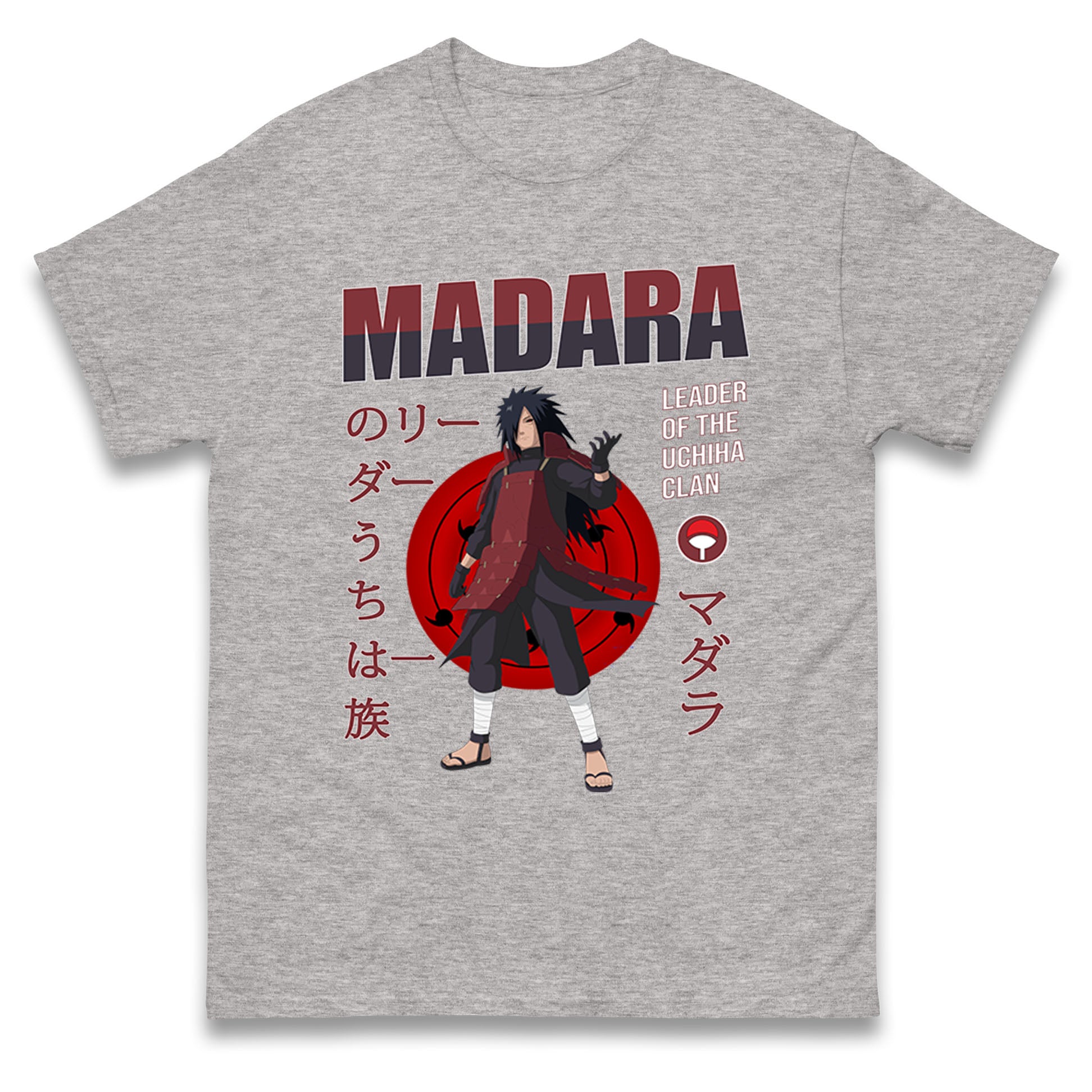Naruto Shippuden Mens T Shirt Womens Tops Tees Madara Of The Uchiha Clan Top L