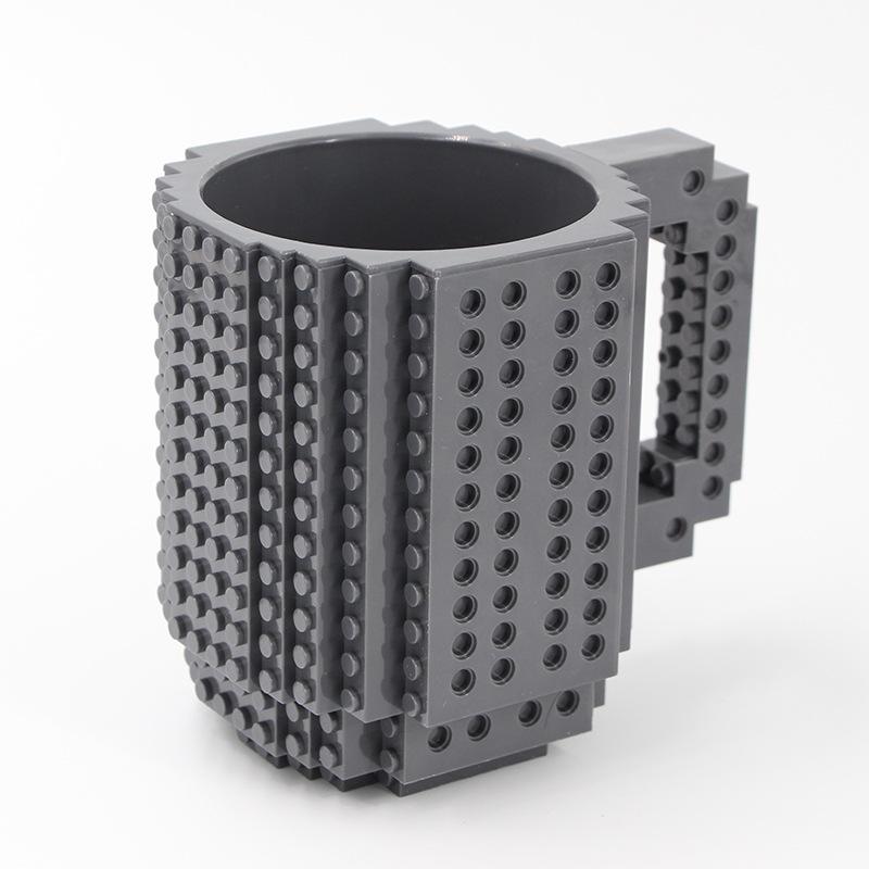 Building Blocks Mugs DIY Block Puzzle Mug Children Toy Assembly Mug Coffee Cup