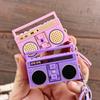Retro Tape Recorder Mini Recording Keychain, Personalized Radio Couple Gift, Creative Pendant Decoration Ornament
