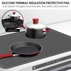 Silicone Dish Drying Mat Heat Resistant Dish Drainer Mat for Kitchen Counter Sink Refrigerator or Drawer Liner Cooktop Protector