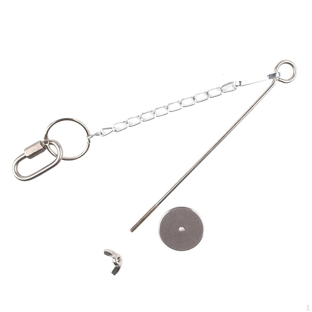 Chain Chicken Toys Fruit Rack Sturdy Hanging Feeder Veggies Skewer for Entertainment