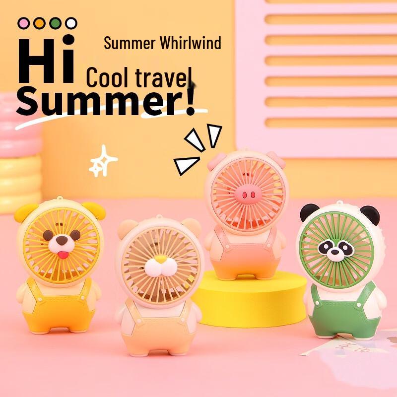 Ventilador USB Portátil de Mão Panda Fofo