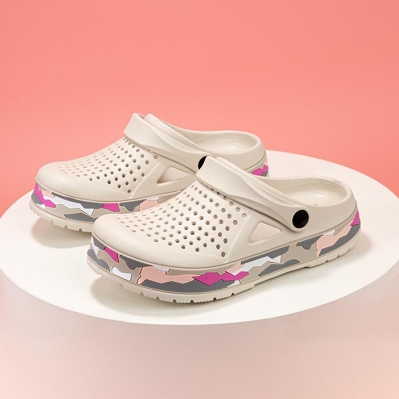 Summer Men Beach Sandals Women Casual Slippers Breathable Garden Sandals Non-slip Aqua Shoes Clogs Couple Platform Water Shoes