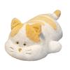 Long Striped Fat Cat Doll Pillow Girl Sleeping Plush Toy Doll Softly Hold Long Striped Pillow Clamp Legs Big Doll
