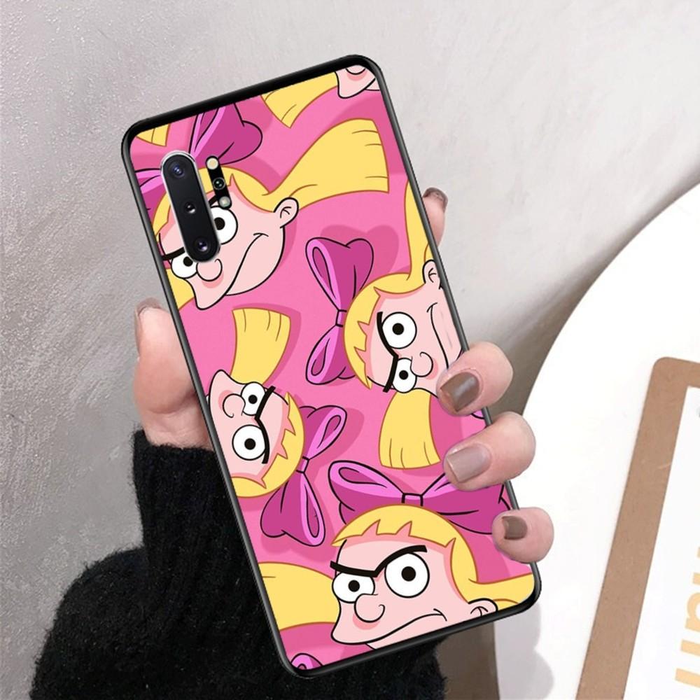 Hey Arnold Helga Bonito Phone Case For Samsung Note 8 9 10 20 Pro Plus Lite M 10 11 20 30 21 31 51 A 21 22 42 02 03