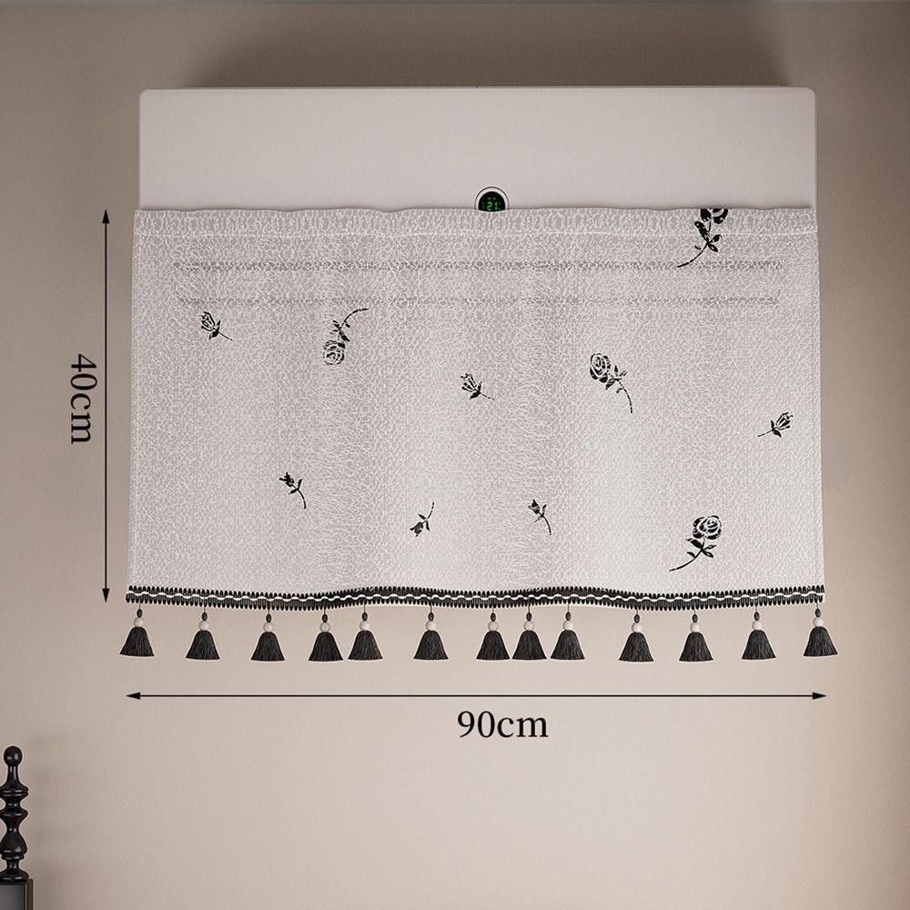 Washable Air Conditioner Windshield Curtain Air Conditioner Dustproof Curtain Indoor Decoration