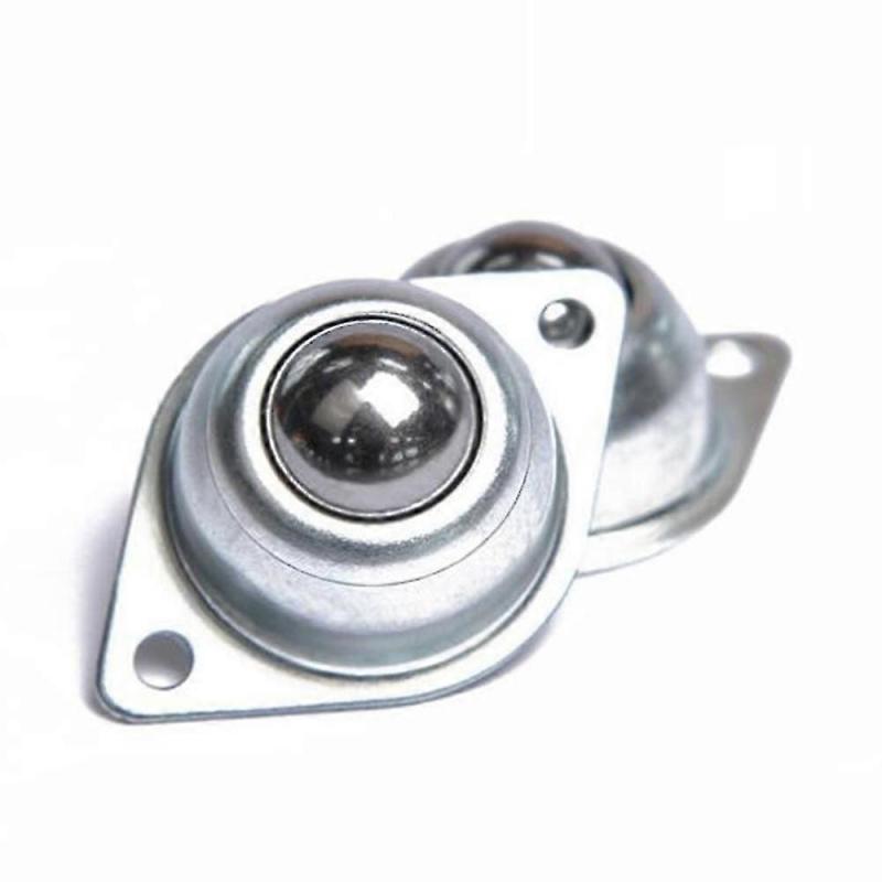 5pcs Carbon Steel Swivel Ball Caster Wheel Car Robot Universal Eye Round Wheel For Machinery Furnit