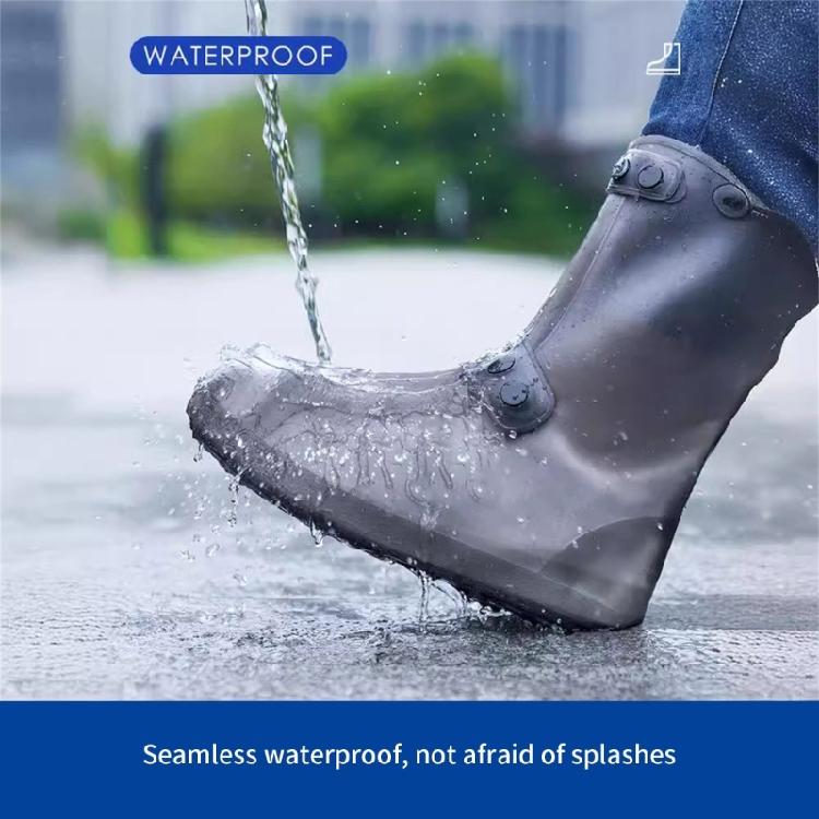 Couvre-chaussures Épaissis Couvre-bottes pour Adultes Enfants Avec Semelles Antidérapantes Fermeture à Boucle Réglable Bottines Réutilisables Sur-chaussures