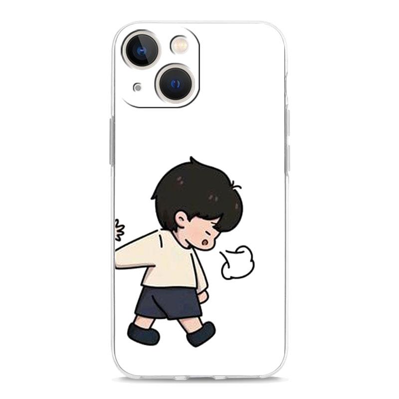 Phone Case For iPhone 17 Cases iPhone Air 16 15 12 13 14 Pro Max 7 8 Plus 16Pro iPhone11 Soft Cover Cute Boy Girl Couple