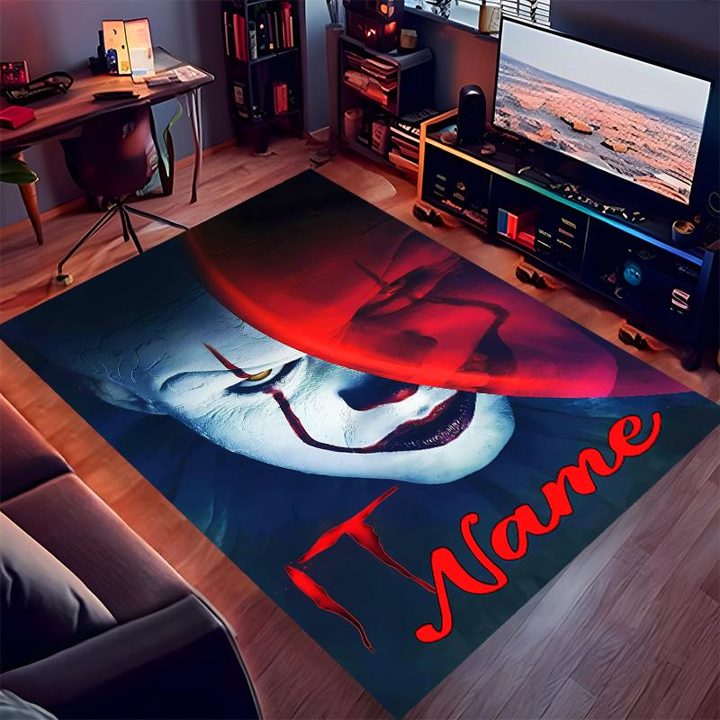 Custom personalization Pennywise the Dancing Clown Print Area Rug - Soft, Washable Non-Slip Indoor Mat,Living Room,Home&Office Decorative Rug