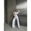 Zipper Hooded Sweatshirt and Pants Set Zipper Hooded Sweatshirt Pants Suit