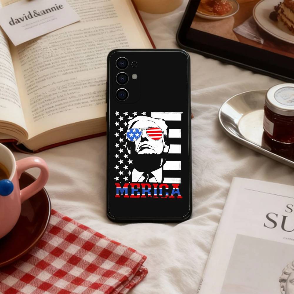 COOL T_trumps Handyhülle Für Samsung S 25,24,23,22,30,21,10,9,Ultra,Plus,Lite,FE,4,5 G Weiche Schwarze Hülle