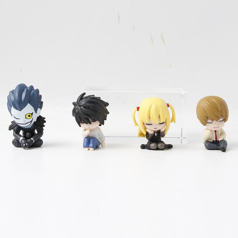 In Stock Death Note Yagami Light Mihael Keehl Anime Figures Gashapon Ornament Action Figure Model Toy Gifts