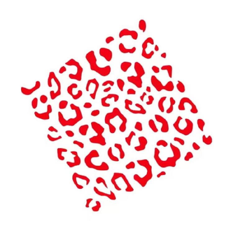 Adhesive PVC Flexible Stickers Decoration Rearview Mirror Sticker Removable Trim Animal Print Decals Easy Installation