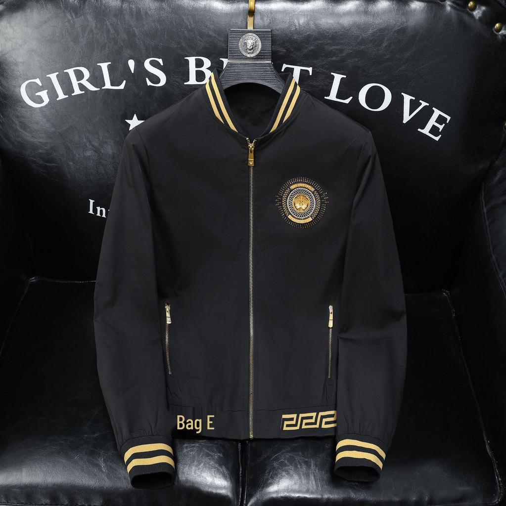 Men's Korean Slim Fit Stand-Up Collar Streetwear Jacket - Autumn Scottish Linen Style