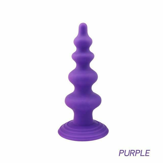 Silicone Anal Dildo Prostate Massager Strong Suction Cup Butt Plug Prostate Stimulators