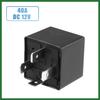 Motoforti 8 Pcs Car Relay 4 Pin 12V 40Amp SPST Model JD2912-1H-12VDC 40A 14VDC Automotive Relay Switches Long-Lasting