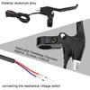 Alomejor 1 Pair Electric Brake Lever Durable E Bike Bicycle Electric Brake Lever Bicycle V Brake for Cycling Bikes with 22.5mm Handlebar