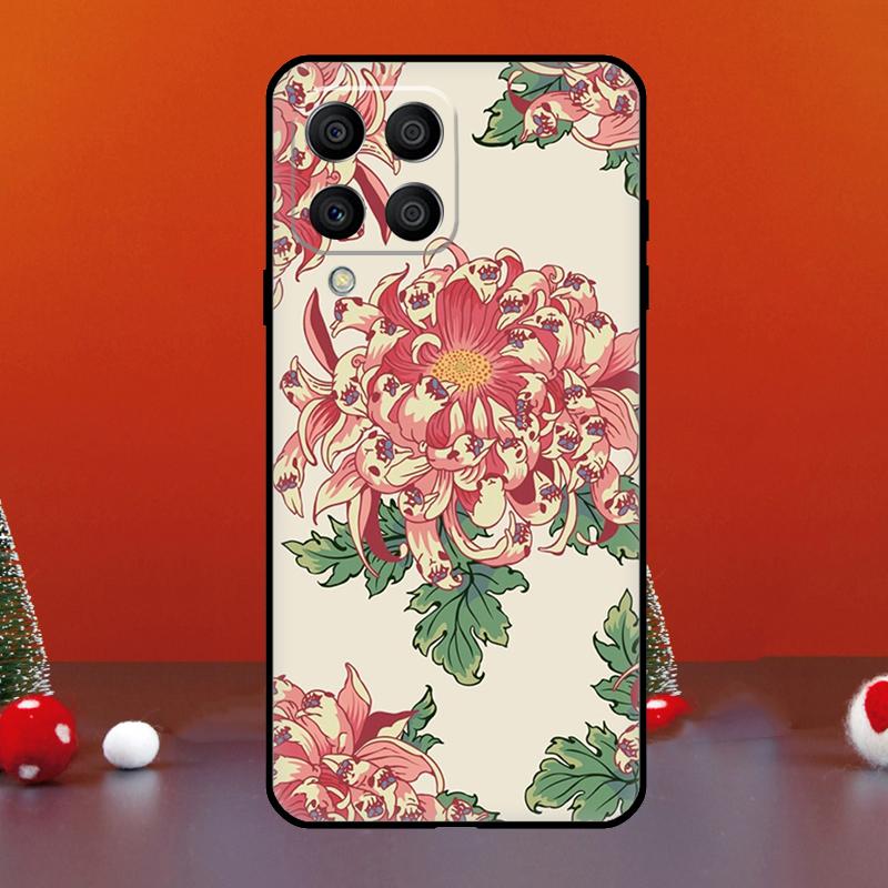 Chrysanthemum For Samsung Galaxy M52 M32 M12 M11 M21 M31 M13 M33 M35 M53 M55 M15 M14 M34 M54 M06 M16 Case