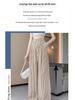 Women's High-Waisted Black & White Striped Wide-Leg Pants - Summer Casual Straight-Leg Trousers.