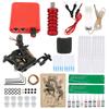 Coil Tattoo Machine Set Power Supply Clip Cord Foot Pedal Practice Skin Tattoo Kit for Beginner