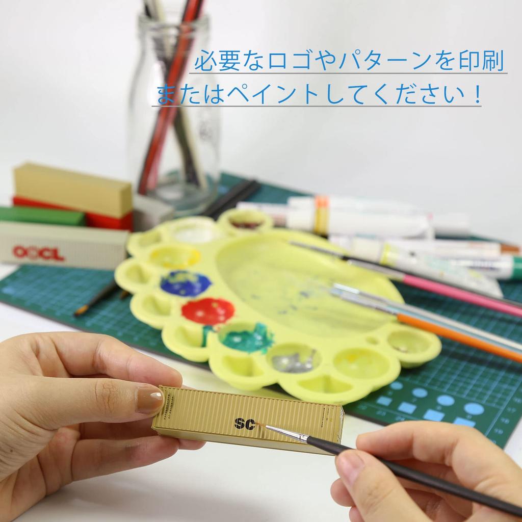 40ft N gauge new model railroad beige gray 9-pack containers, paint, supplies, (40ft)