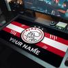 Poduszka z nadrukiem AFC Ajax Antypoślizgowa Mata pod laptopa/tablet Duża podkładka pod mysz XXL Mata do gry na mini PC Z blokowanymi krawędziami