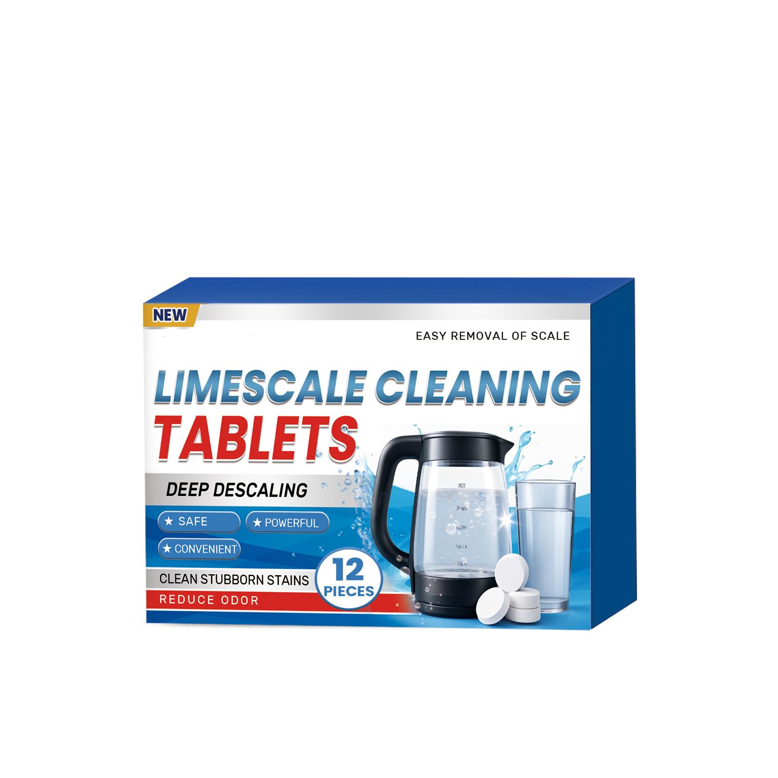

Kettle Cleaning Effervescent Tablets: Convenient Soaking, No Scrubbing Required, Dissolves Limescale And Cleans And Maintains The Kettle Body. One Size