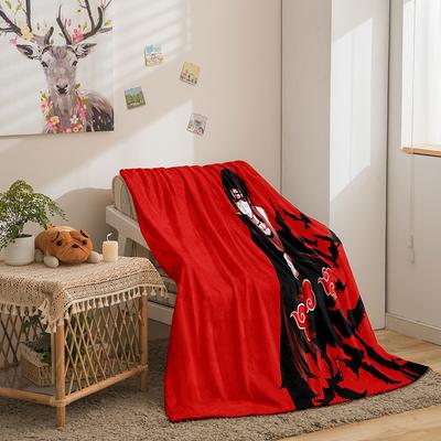 Cartoon Day Man Series Flannel Blanket 3D Printed Sofa Blanket Thickened Blanket
