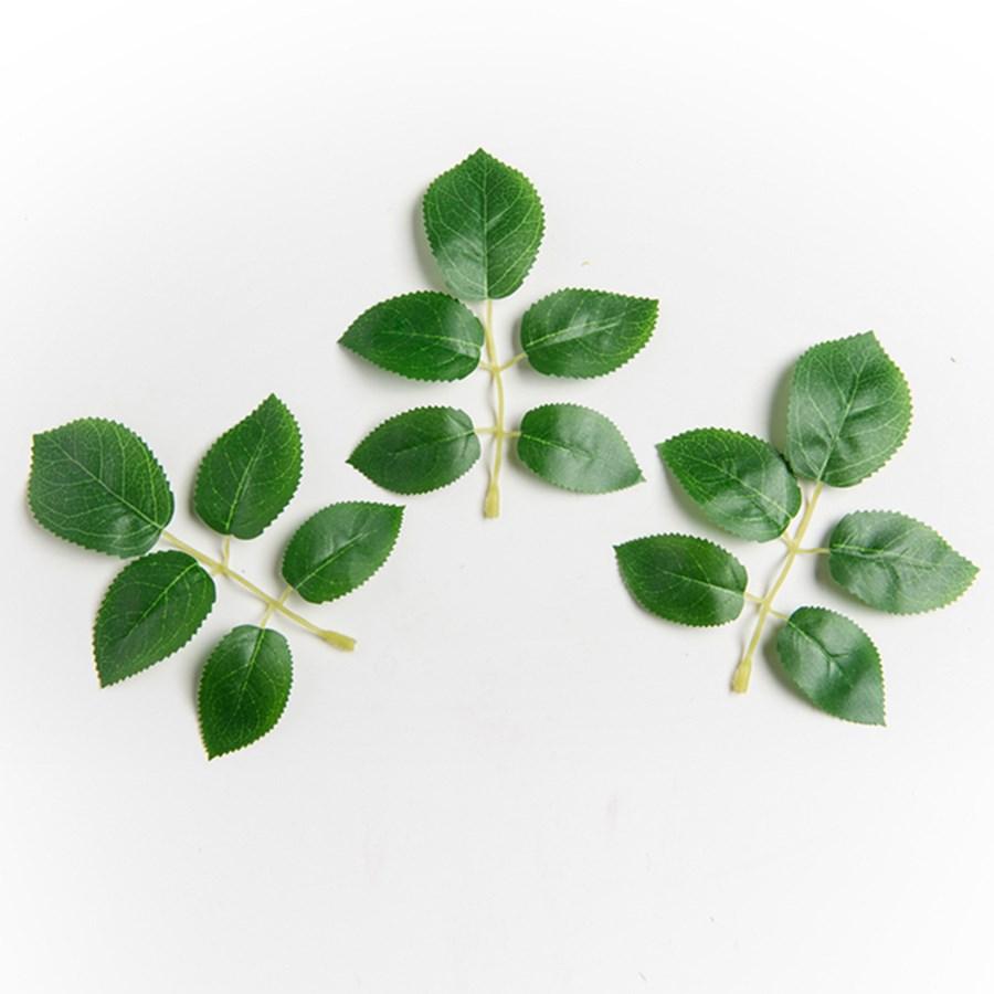 20/40pcs Artificial Plant Pieces Silk Rose Leave Fake Wedding Decor Wreath Festival Decora Home Yard Diy Gifts Box  Flowers Prop