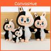 White And Black Demon Shaped Cartoon Plush Toy Doll For Gift Children