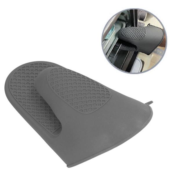 Silicone Oven Mitts, 2pcs Silicone Oven Gloves Pot Holders-Heat Resistant Non-Slip, Waterproof Mini Oven Glove Pinch Grips Mitt Cooking Pinch